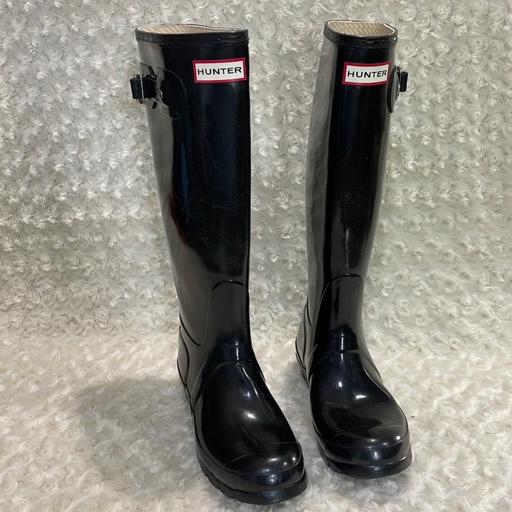 Hunter original tall gloss boots - Picture 3 of 16